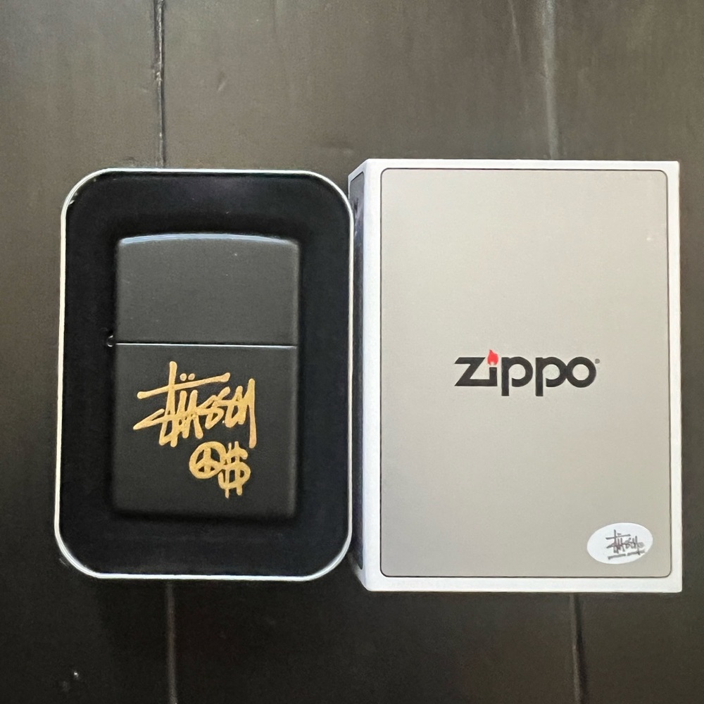 Stussy Peace & Prosperity Zippo